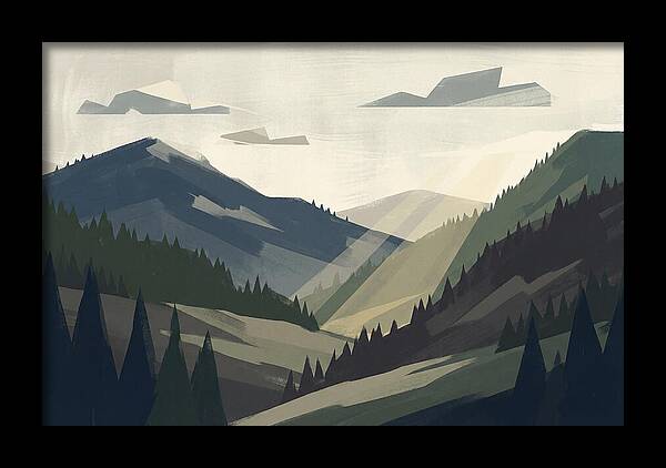 Forested Mountain Serenity