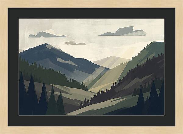Forested Mountain Serenity