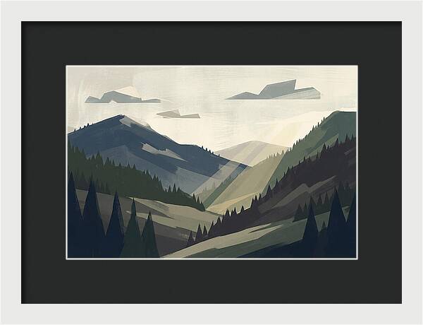 Forested Mountain Serenity