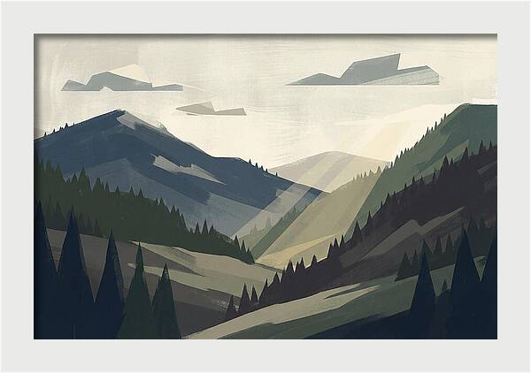 Forested Mountain Serenity