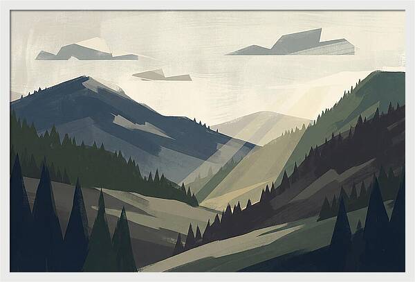Forested Mountain Serenity