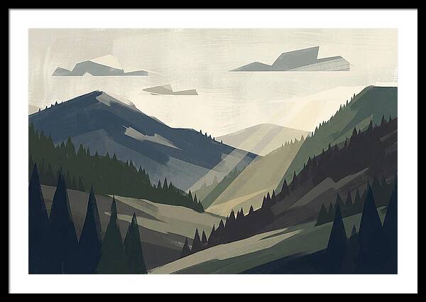Forested Mountain Serenity