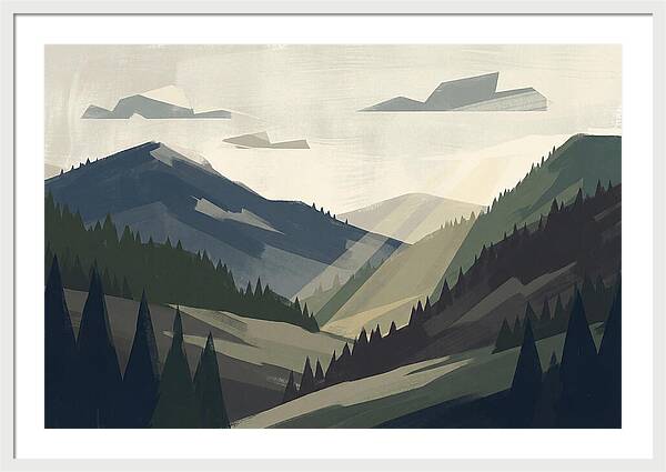 Forested Mountain Serenity