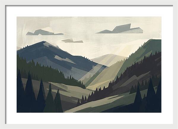 Forested Mountain Serenity