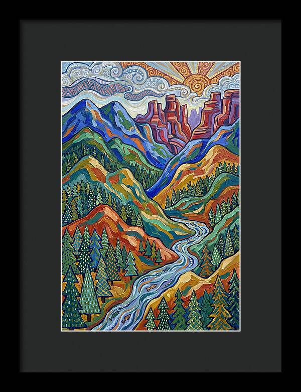 Forested Mountains At Sunrise