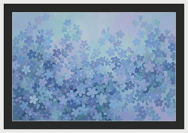 Forget Me Not Carpet Of Blue