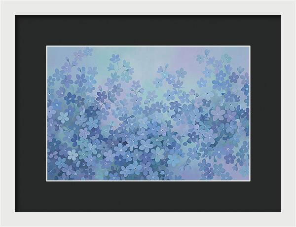 Forget Me Not Carpet Of Blue