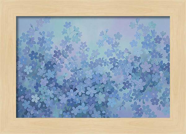 Forget Me Not Carpet Of Blue