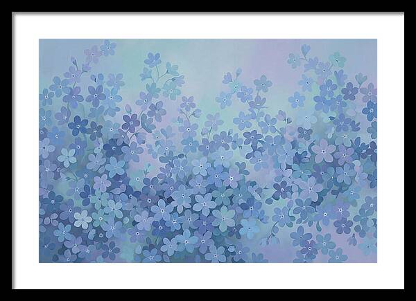Forget Me Not Carpet Of Blue