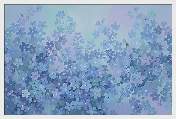 Forget Me Not Carpet Of Blue