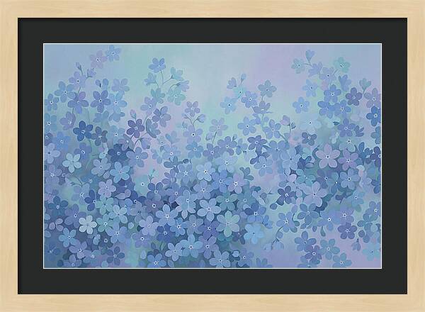 Forget Me Not Carpet Of Blue