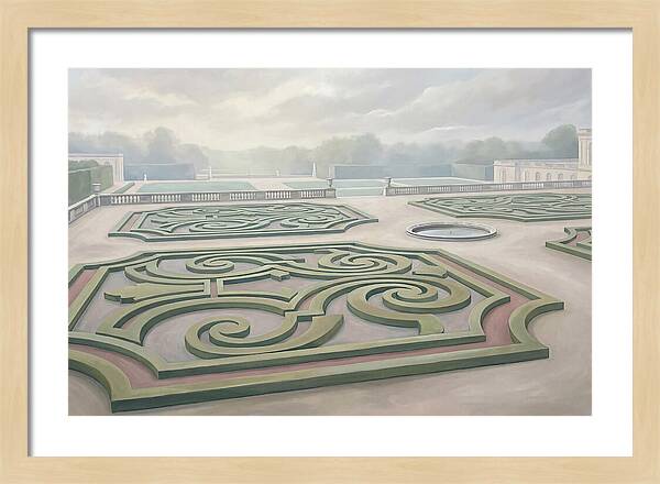 Formal French Garden Serenity