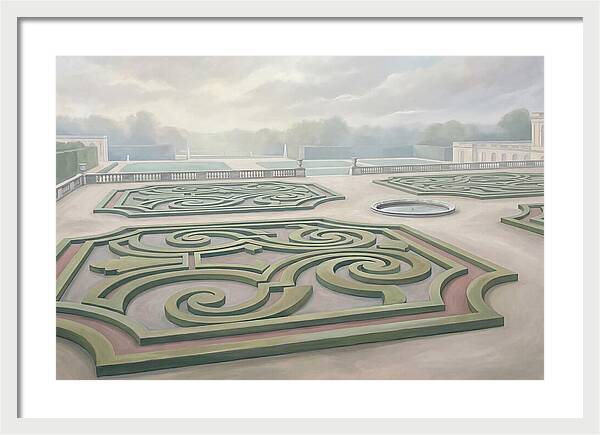 Formal French Garden Serenity