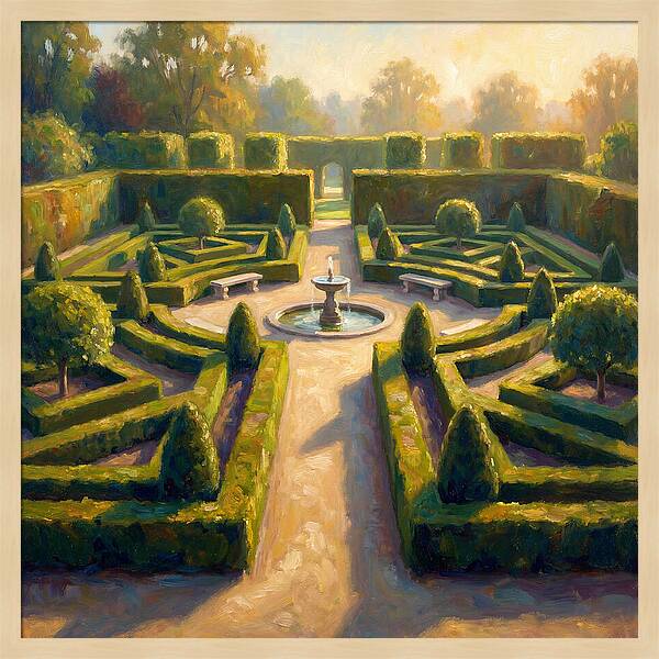 Formal Garden Serenity