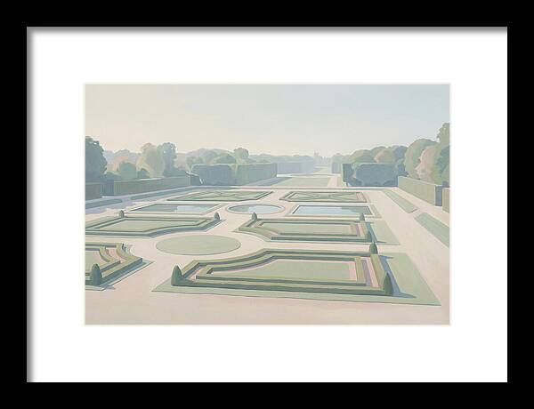 Formal Garden With Geometric Paths