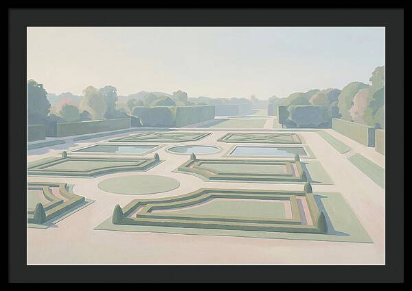 Formal Garden With Geometric Paths