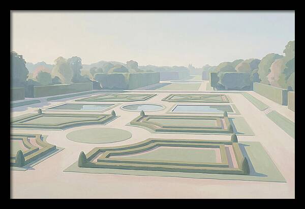 Formal Garden With Geometric Paths