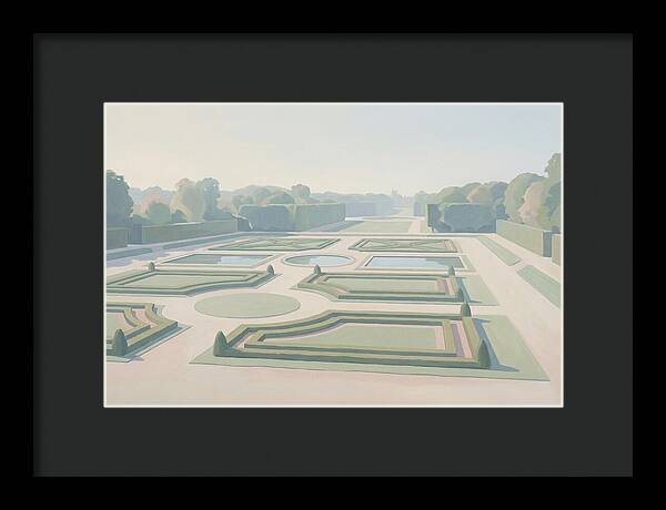 Formal Garden With Geometric Paths