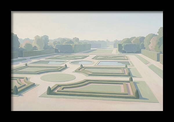 Formal Garden With Geometric Paths