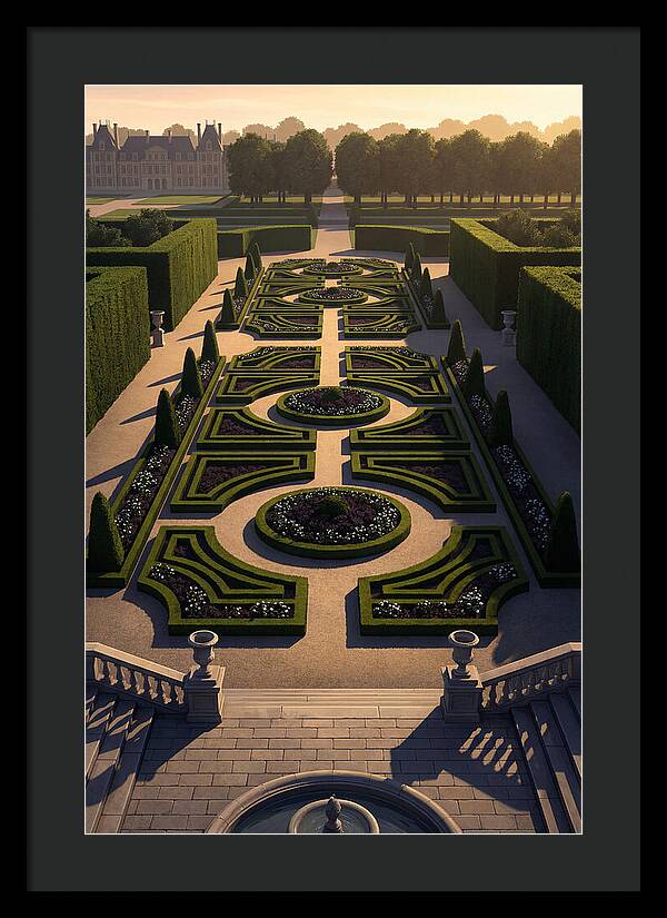 Formal Parterre Garden From Above