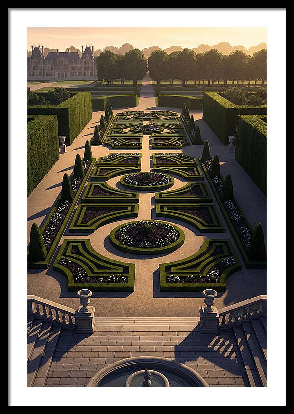 Formal Parterre Garden From Above