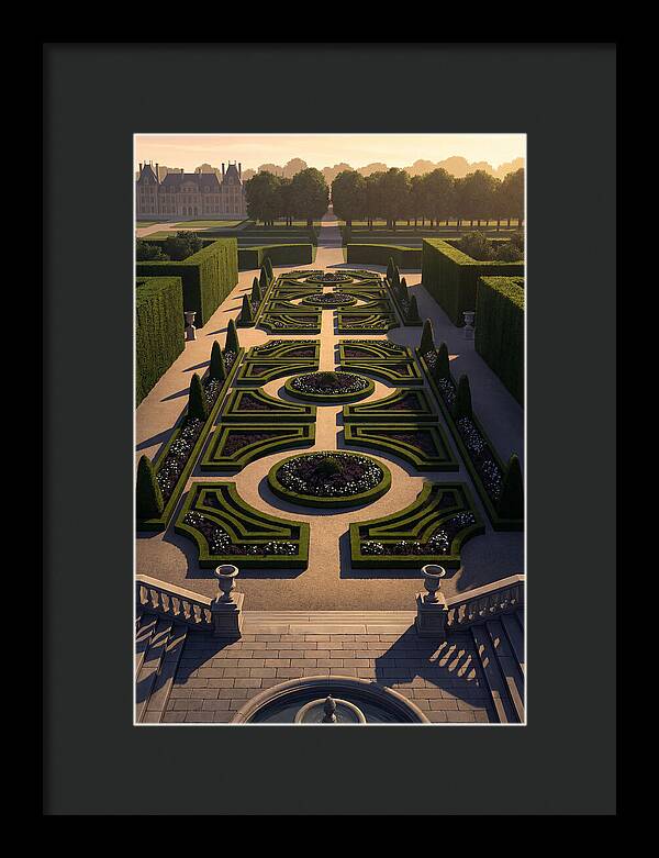 Formal Parterre Garden From Above