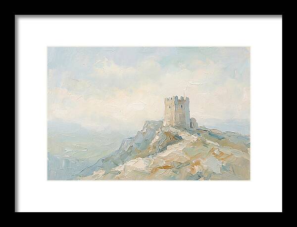 Fortified Stone Tower On Ridge