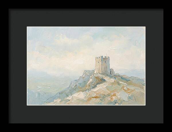 Fortified Stone Tower On Ridge