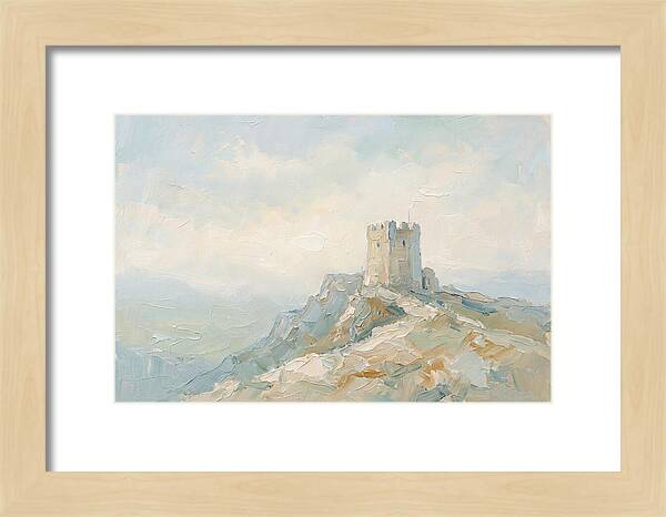 Fortified Stone Tower On Ridge
