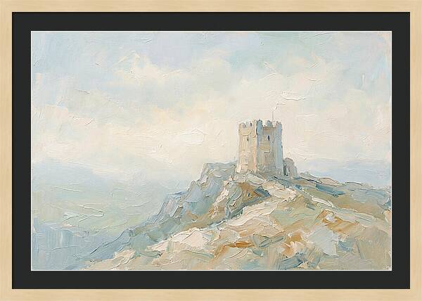 Fortified Stone Tower On Ridge