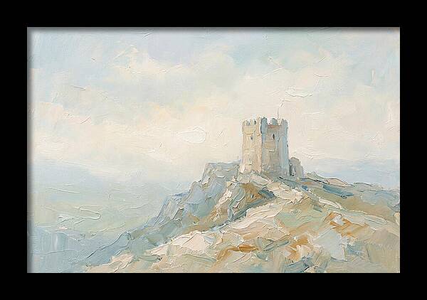 Fortified Stone Tower On Ridge
