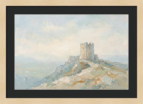 Fortified Stone Tower On Ridge
