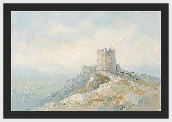 Fortified Stone Tower On Ridge