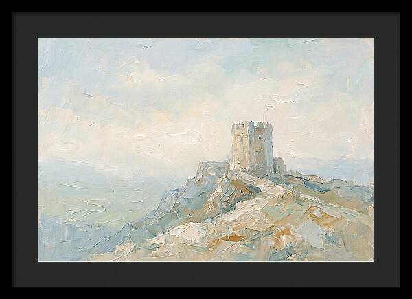 Fortified Stone Tower On Ridge