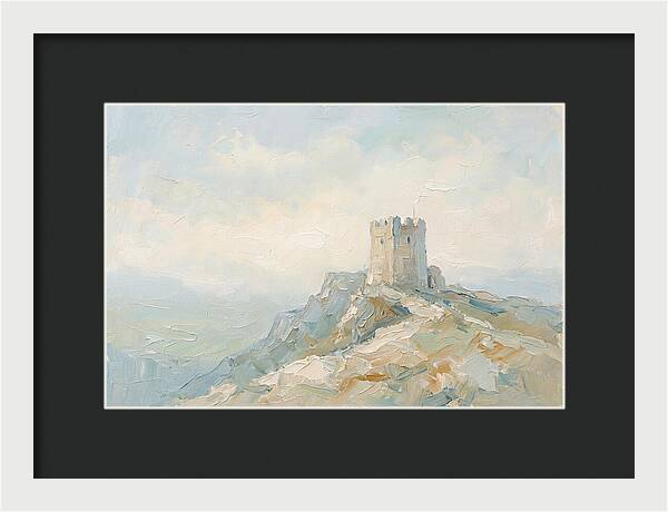 Fortified Stone Tower On Ridge