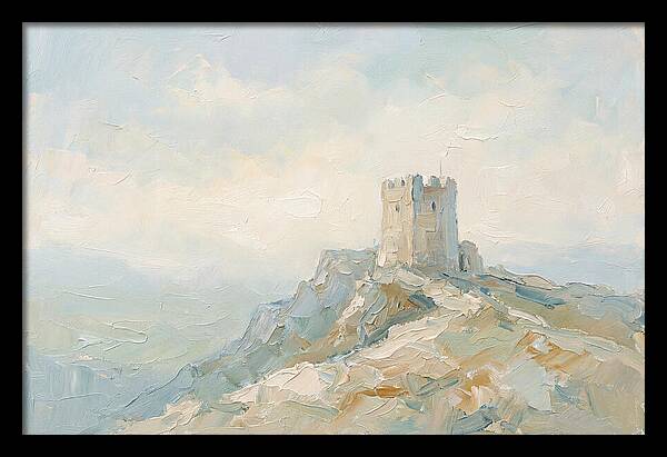 Fortified Stone Tower On Ridge