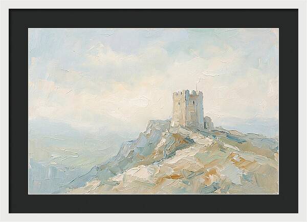 Fortified Stone Tower On Ridge