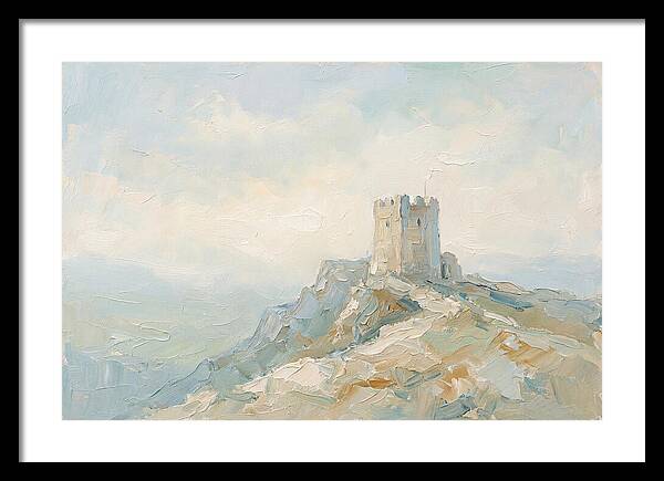 Fortified Stone Tower On Ridge