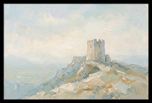 Fortified Stone Tower On Ridge