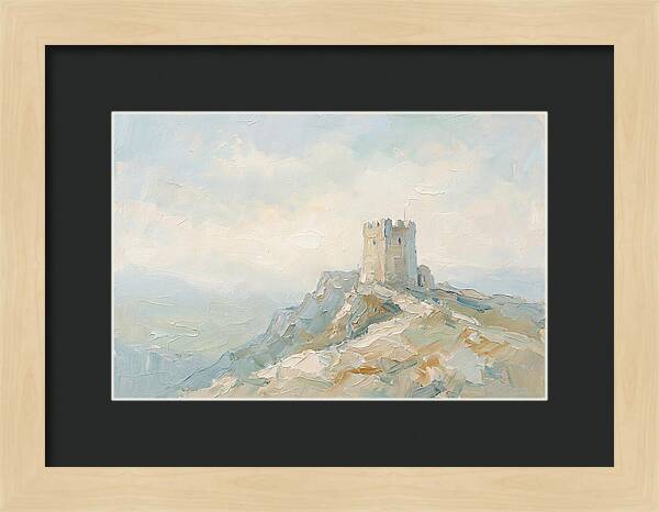 Fortified Stone Tower On Ridge