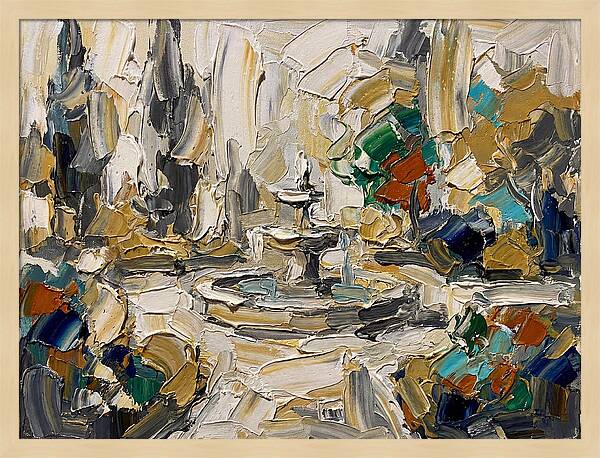 Fountain In A Garden