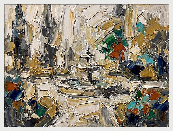 Fountain In A Garden