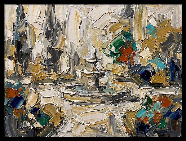 Fountain In A Garden