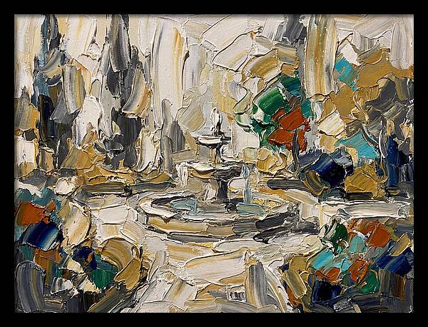 Fountain In A Garden