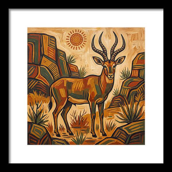 Four Horned Antelope In Nature