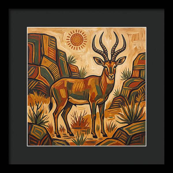 Four Horned Antelope In Nature