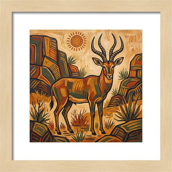 Four Horned Antelope In Nature
