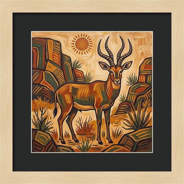 Four Horned Antelope In Nature