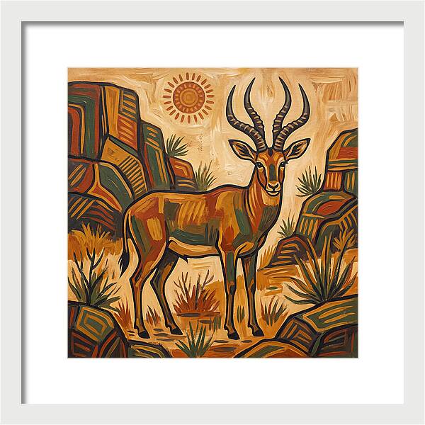 Four Horned Antelope In Nature
