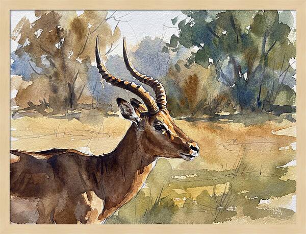 Four Horned Antelope Portrait